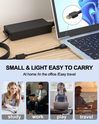 ADAPTAKE Cargador 170W 20V 8.5A Lenovo Thinkpad