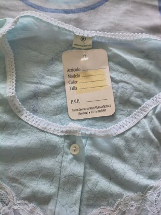 Camisón vintage azul Conexba talla única