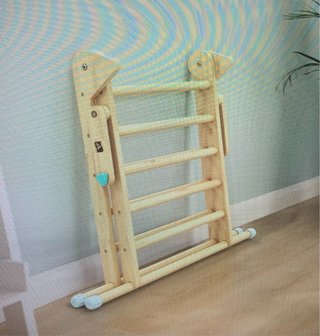 Triangolo Pikler con Rampa e accessorio per arrampicata