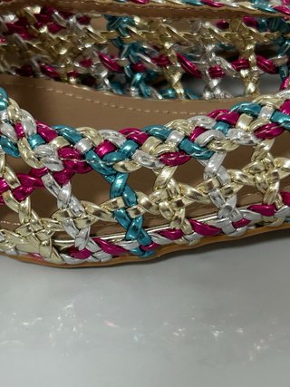 Sandalias Davinia Talla 38 Doradas Multicolor