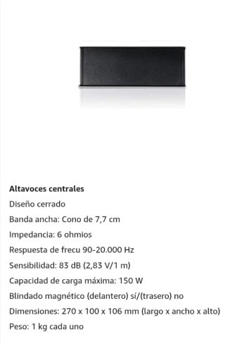 Altavoces Pioneer S-11 5.0 Dolby Digital
