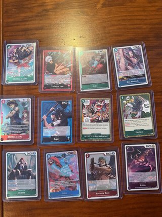 Cartas Pokémon Variadas y one piece