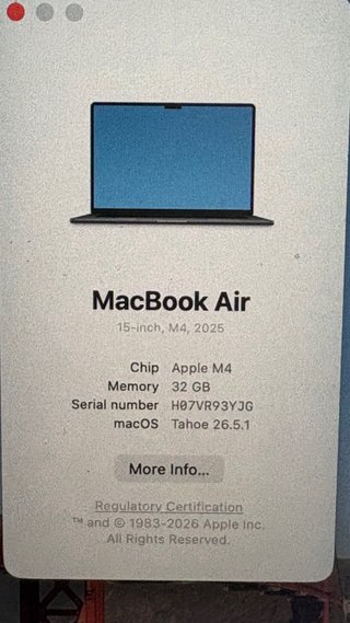 MacBook Air 15" M4 2025