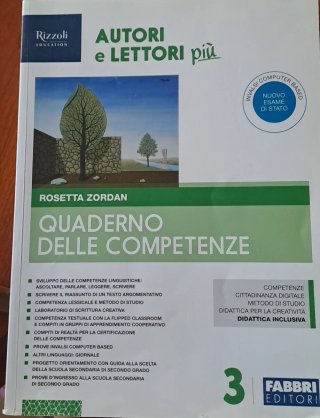 Libro Autori e Lettori più 3a media 9788891538895