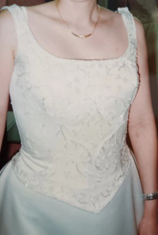 Vestido de Novia Dos Piezas color marfil