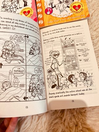(8-12años) pack 4xlibros Dork Diaries |en ingles