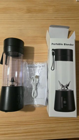 Batidora Portátil Negra
