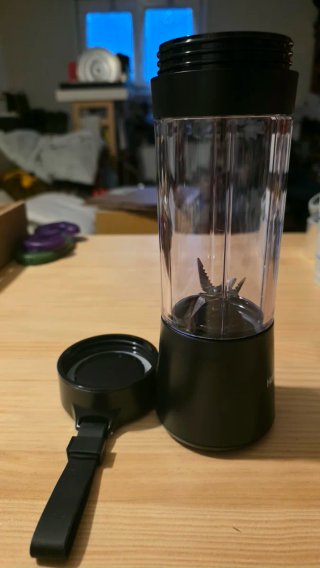 Batidora Portátil Negra