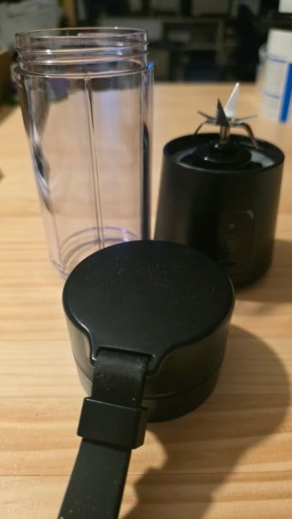 Batidora Portátil Negra