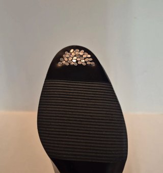 Zapatos de baile y flamenco negro con elastico