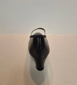 Zapatos de baile y flamenco negro con elastico