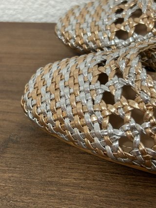 Sandalias Davinia Talla 36 Oro y Plata