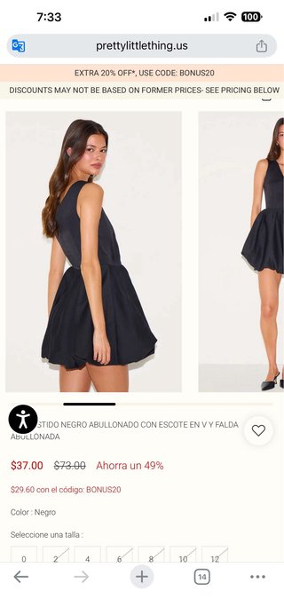 Vestido mini PrettyLittleThing rojo borgoña