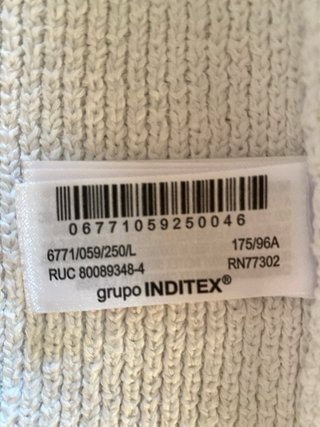 Chaleco Zara Mujer Talla L Beige