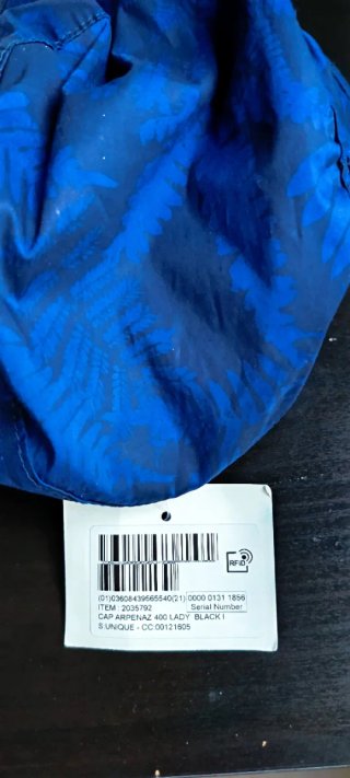 Gorra Quechua Azul Estampada