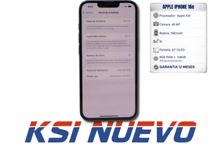 APPLE IPHONE 16E 128GB BATTERIA 100% 72980