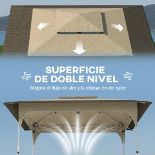 Carpa plegable 3.5x3.5m