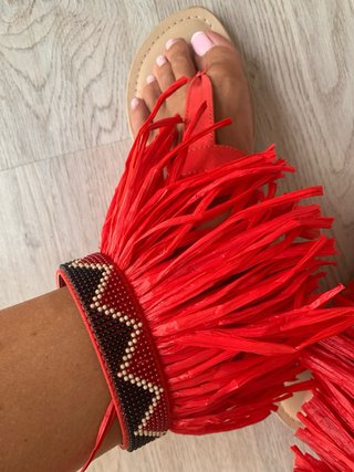 Sandalias Desigual Rojas Talla 38