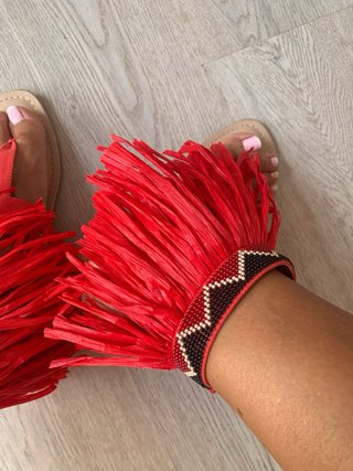 Sandalias Desigual Rojas Talla 38