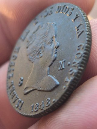 Isabel II 8 Maravedis 1848 Segovia