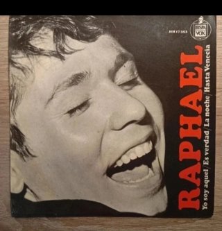 Vinilo EP 45 RPM  Raphael