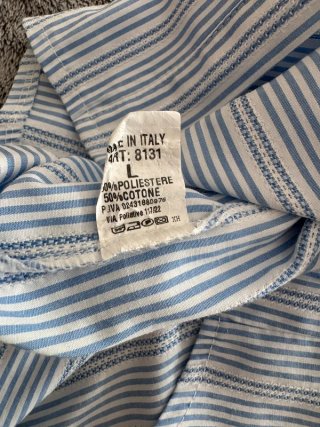 Camicia a righe vintage taglia L