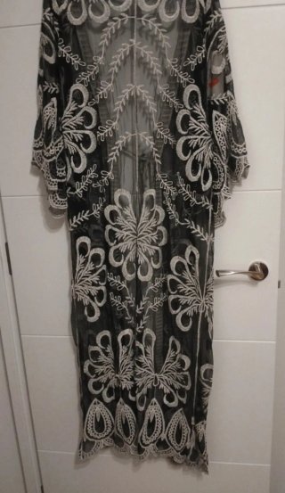Blusón playero encajede mujer. Talla única. Nuevo