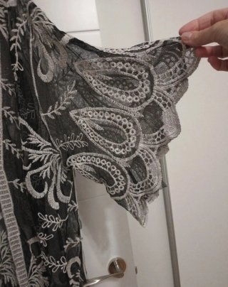 Blusón playero encajede mujer. Talla única. Nuevo