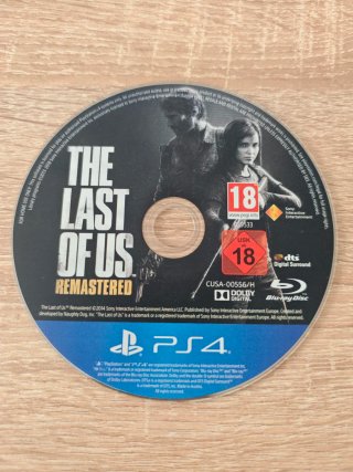 The Last of Us Remastered PS4 Disco
