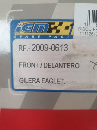 Disco Freno GILERA, PIAGGIO