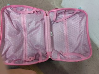 Maleta infantil trolley rosa