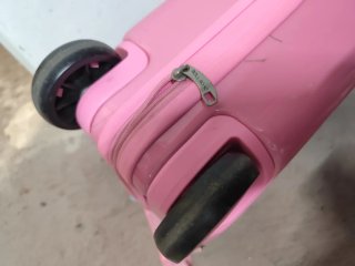 Maleta infantil trolley rosa