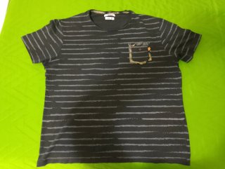 T-shirt Cranberry Jeans righe blu taglia M