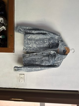 Giacca denim fantasia S