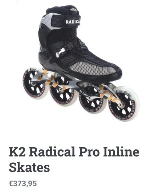 K2 Radical Pro Speed Pattini