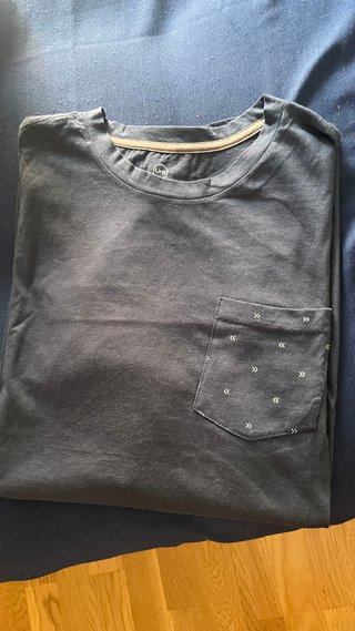 Camiseta MAN azul hombre talla M