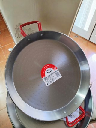 Paellera La Ideal Acero Pulido 40cm 9 Raciones
