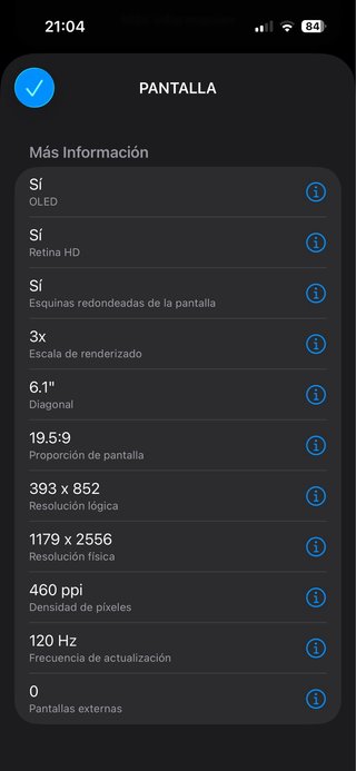 2 Pantallas iPhone 15 Pro original  y GX soft oled