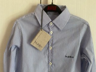 Camicia azzurra tg 8 anni bambino Byblos