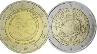 Moneda 2 euros Austria 2009 2012 SC