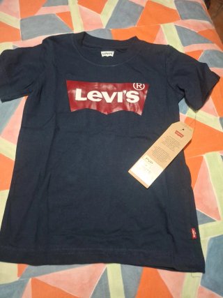 Camiseta Levi's Azul Logo Clásico