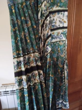 Vestido plisado estampado floral