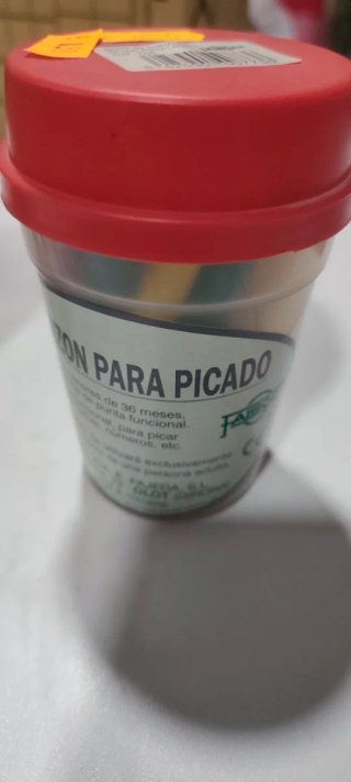 Punzón picado de colores