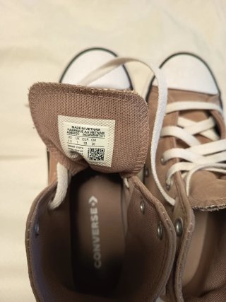 Converse niña beige/rosa
