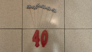 Velas 40 Aniversario