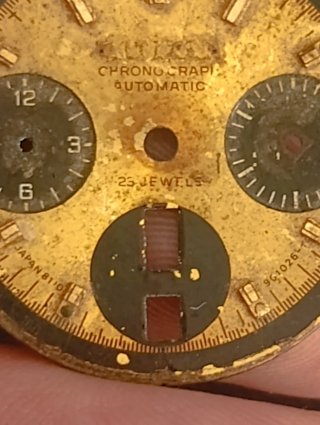 Esfera Reloj Citizen Bullhead Cronógrafo Automátic