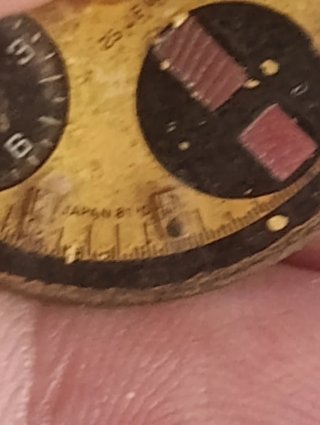 Esfera Reloj Citizen Bullhead Cronógrafo Automátic