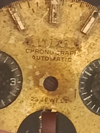 Esfera Reloj Citizen Bullhead Cronógrafo Automátic