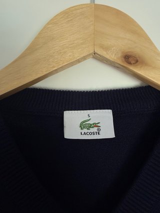 Chaleco Lacoste Golf Negro RFEG nuevo