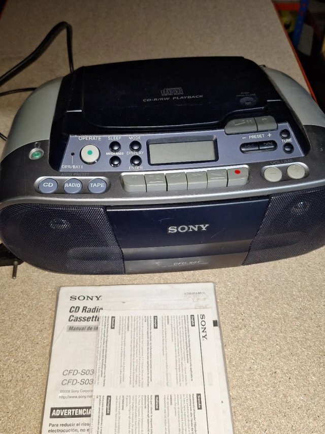 Radio CD Cassette Sony